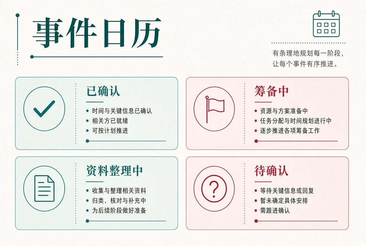 公开活动指南栏目导览