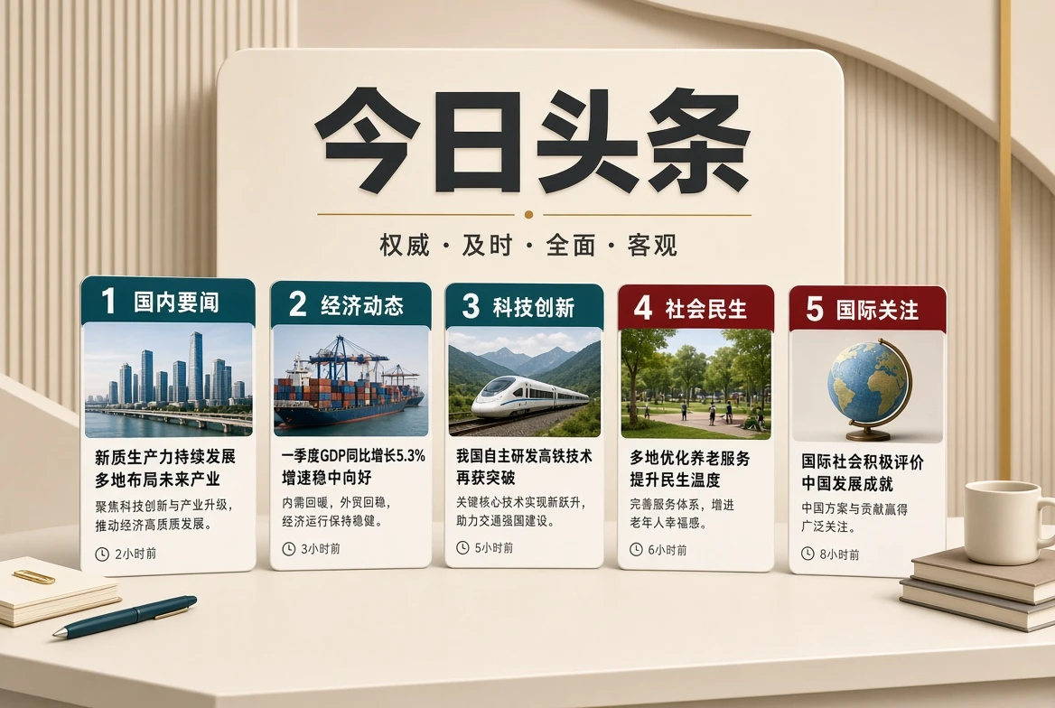 资讯速览栏目导览